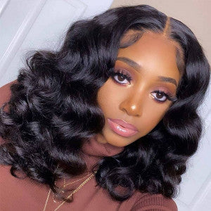 "Janeen Veronica"  Loose Deep Wave Lace Frontal Wig. 200% Density. Affordable Lace Frontal Wig.